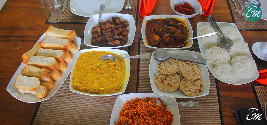 Typical Sri Lankan Breakfast